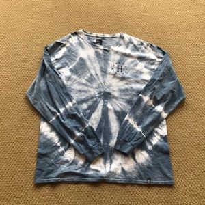 HUF Longsleeve Tie Dye Shirt • XL